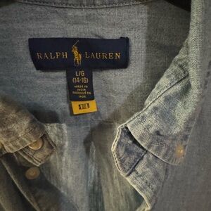 Ralph Lauren Light Blue Chambray Shirt